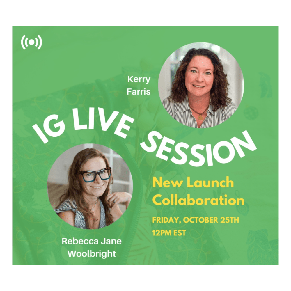 Instagram LIVE with Rebecca Jane Woolbright - Once Again Home Co.