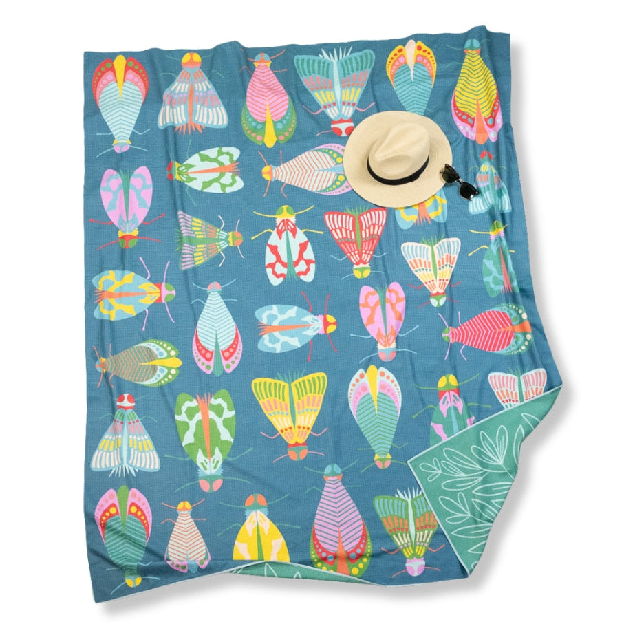 Journey Reversible Blanket - RJW Spring Glow