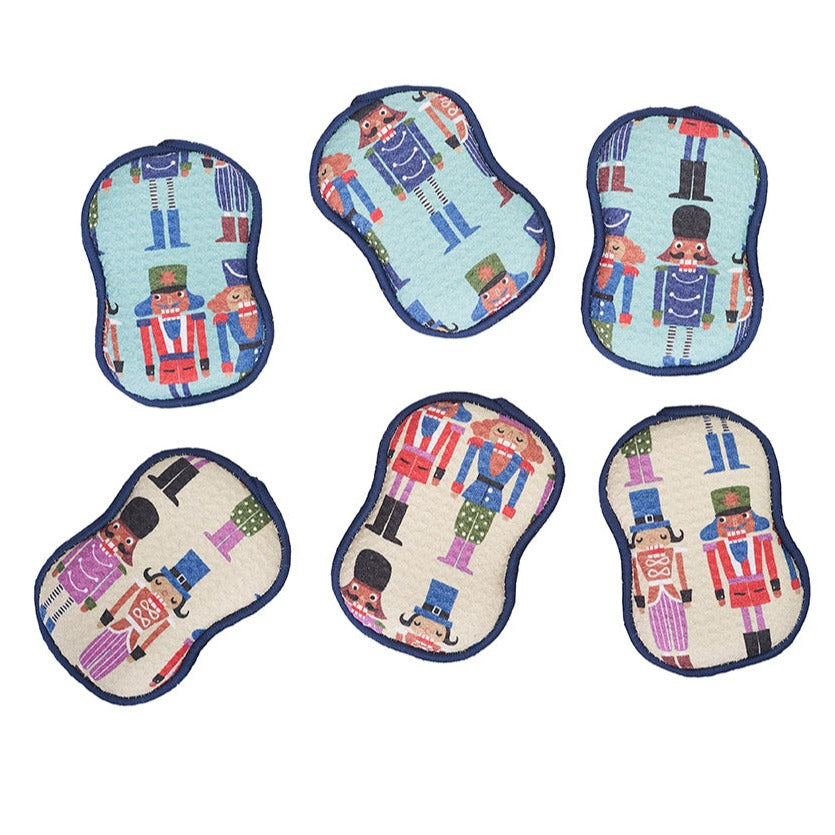 RE:usable Sponges (Set of 3) - Nutcracker Sponges & Scouring Pads Once Again Home Co.