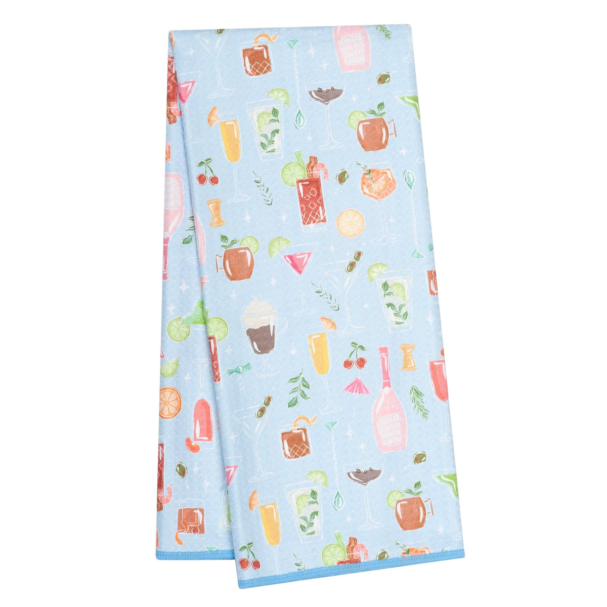 Anywhere Towel Reversible - Iris & Sea Happy Hour