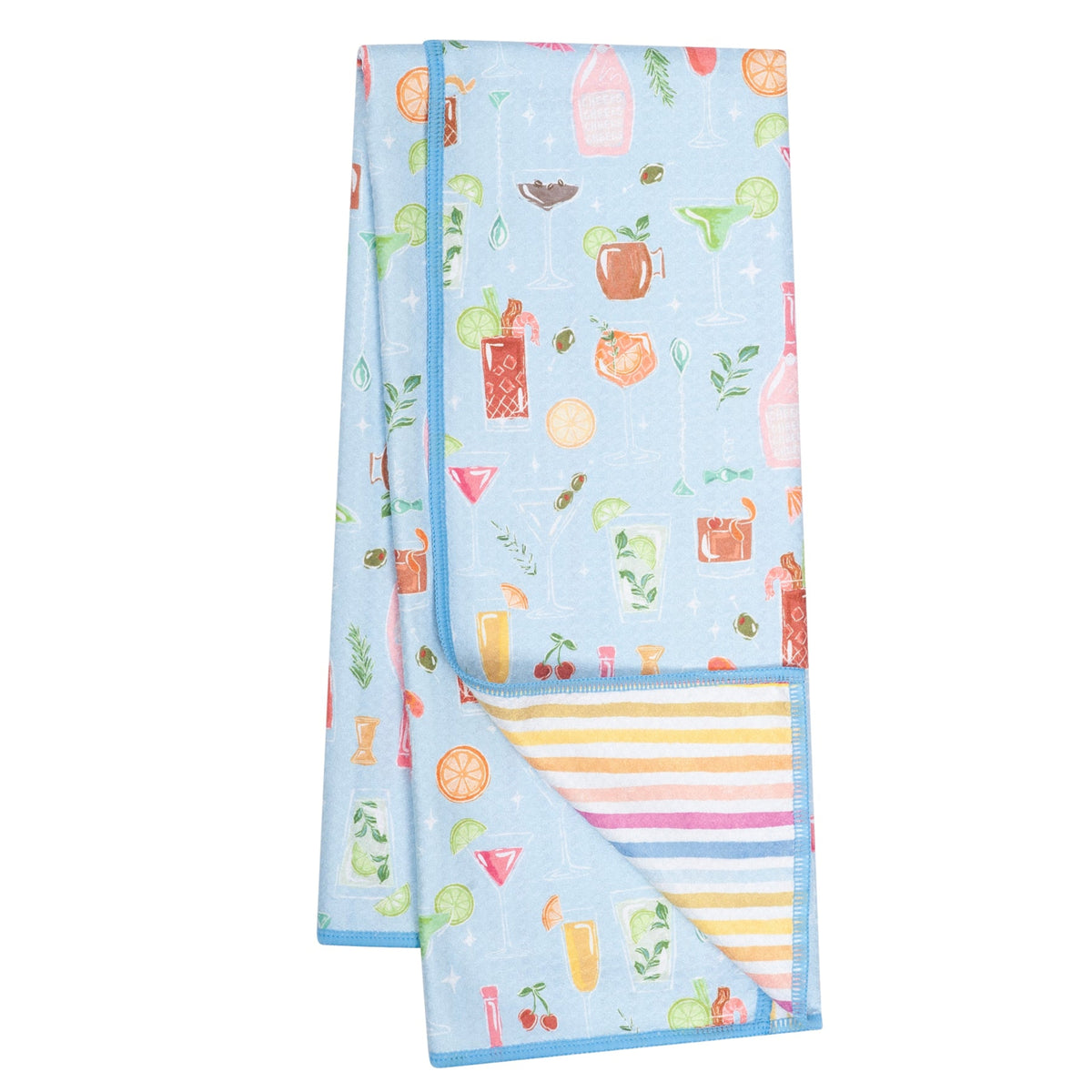Anywhere Towel Reversible - Iris & Sea Happy Hour