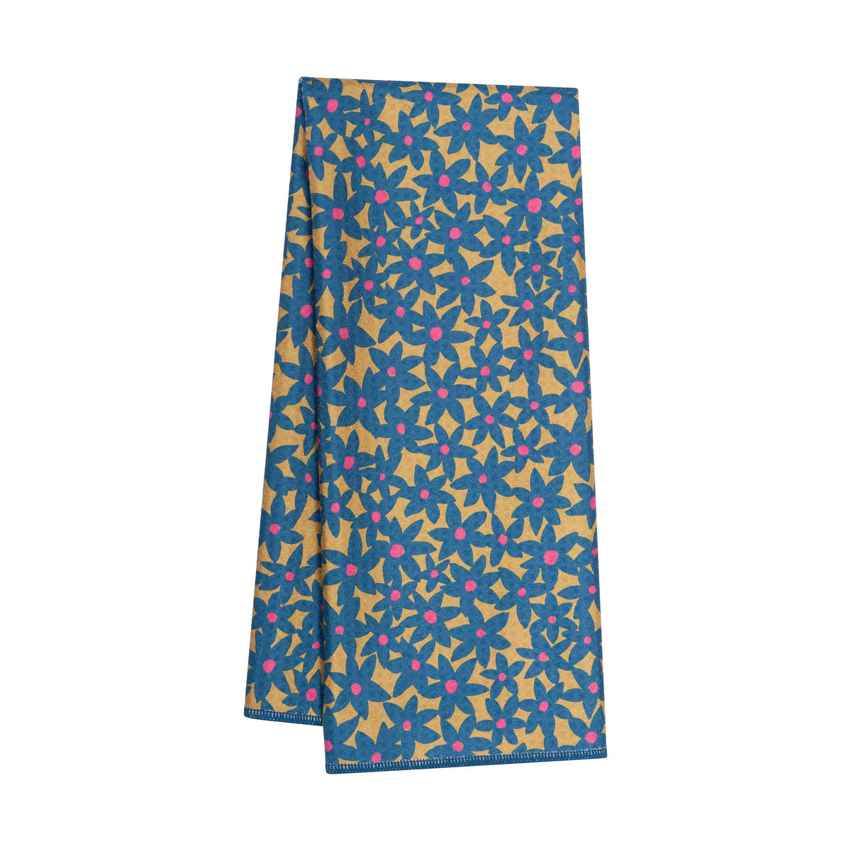 Anywhere Towel Reversible - Iris & Sea Mini Blooms