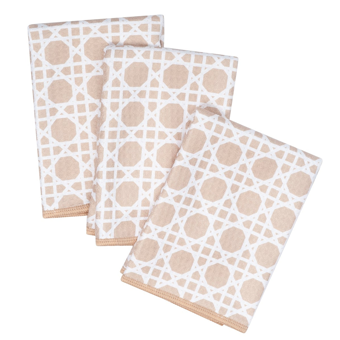 Serviettes miniatures Mighty (lot de 3) - Cannage