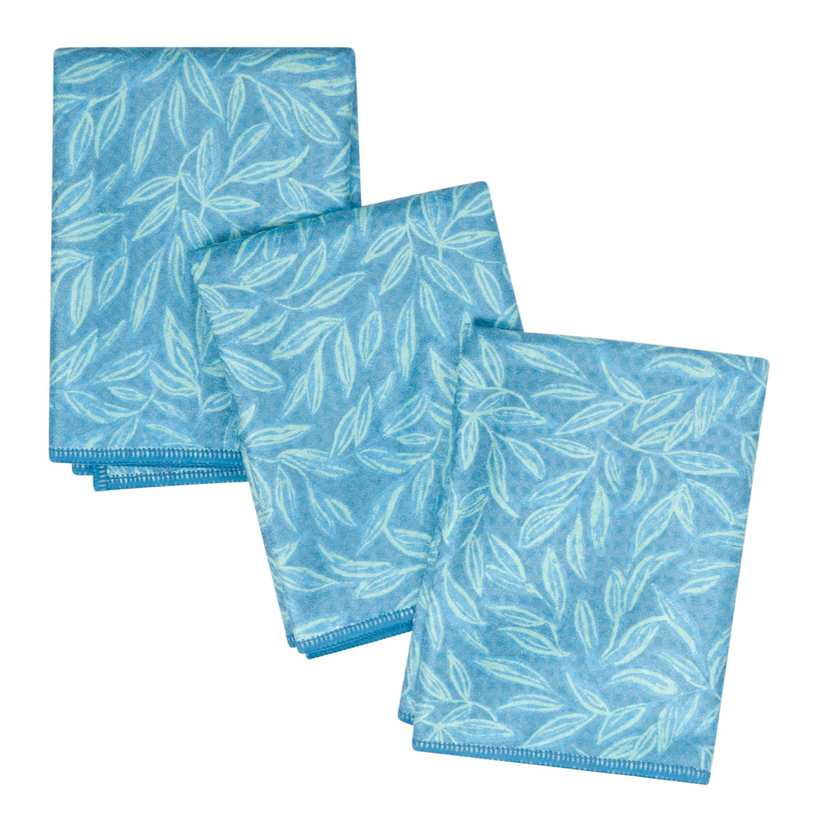 Mighty Mini Towel (Set of 3) Reversible - Iris & Sea Tropic Hot