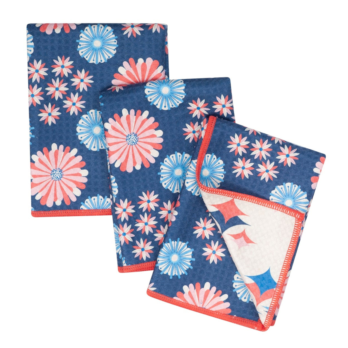 Mighty Mini Towel (Set of 3) Reversible - RJW Burst