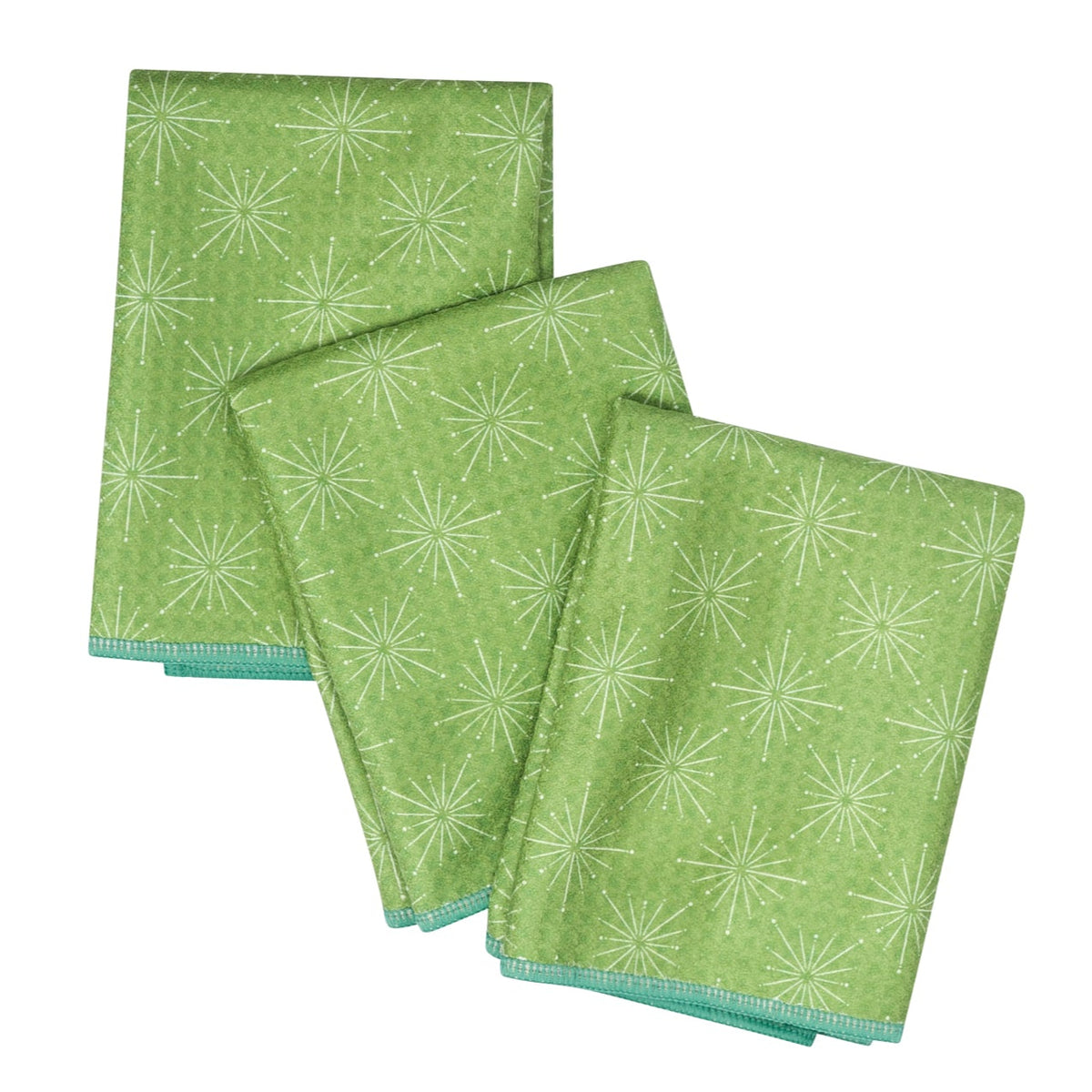 Mighty Mini Towel (Set of 3) Reversible - RJW Lemon Sparkle