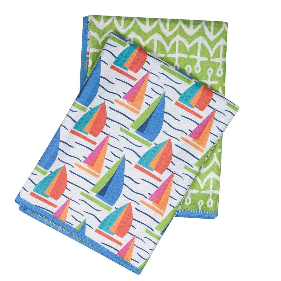 Double Duty Towel (set of 2) Reversible - KN Sail