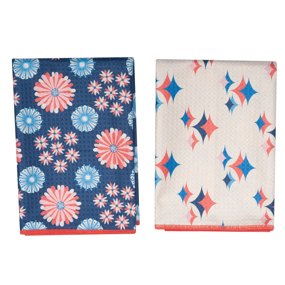 Double Duty Towel (set of 2) Reversible - RJW Burst