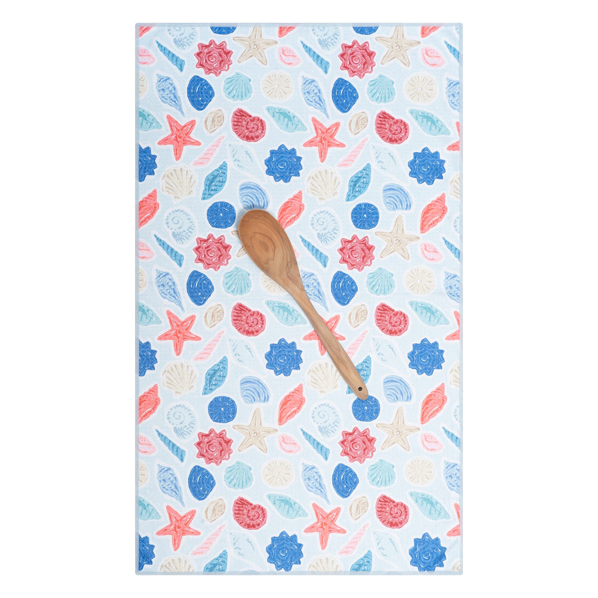 Anywhere Towel Reversible - Iris & Sea Seashell