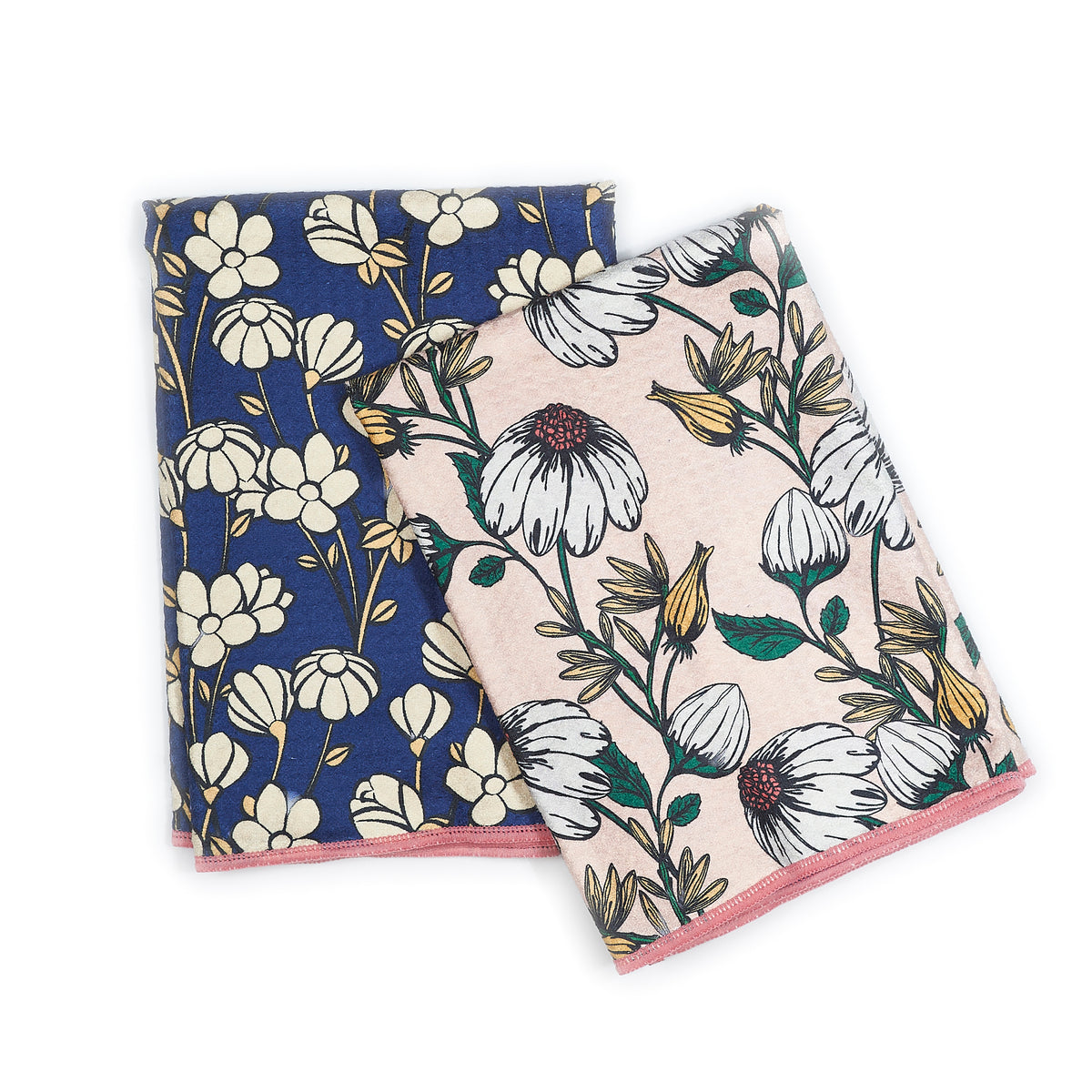 Double Duty Towel (set of 2) Reversible - JL Flower Trail