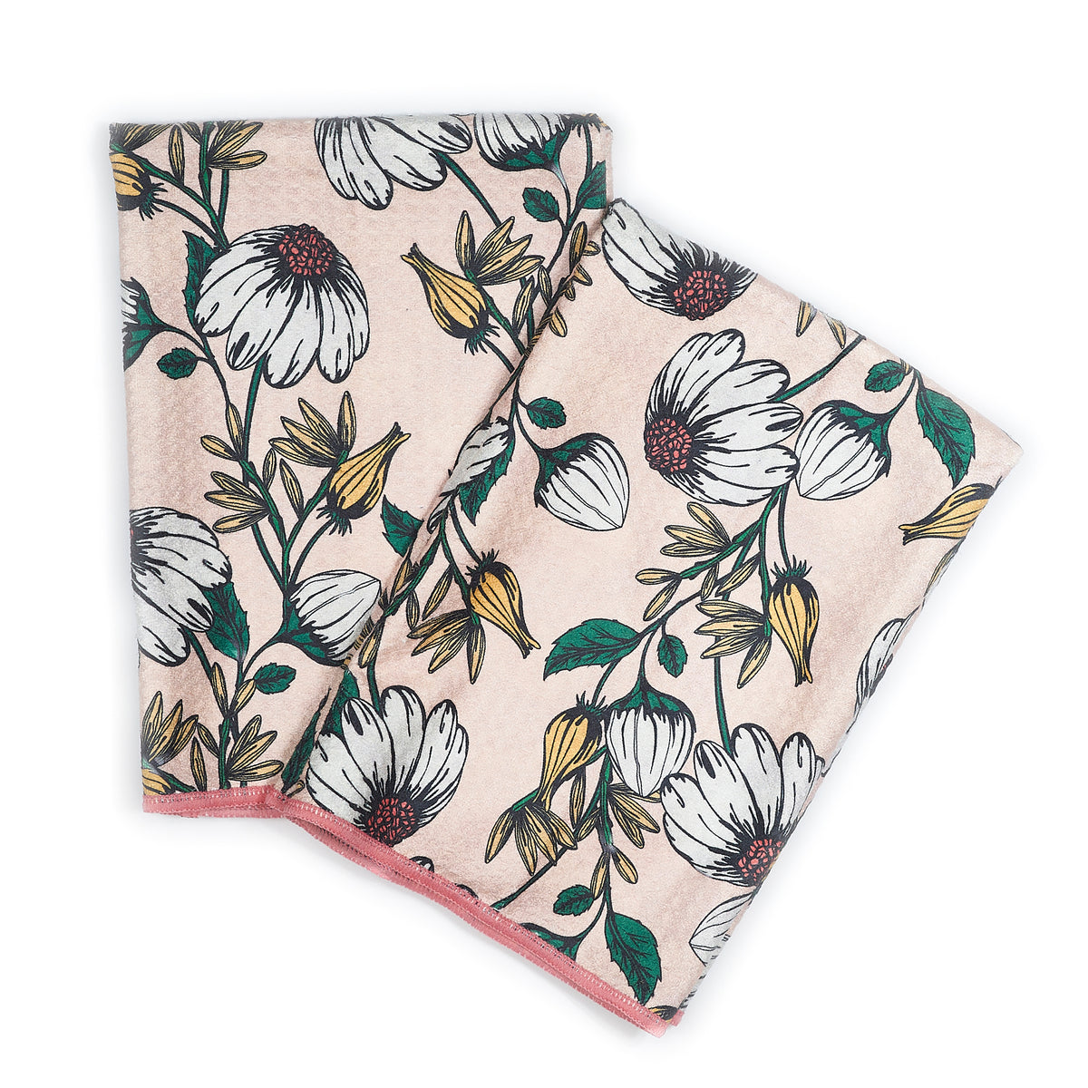 Double Duty Towel (set of 2) Reversible - JL Flower Trail