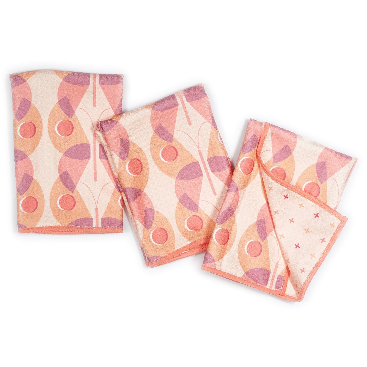 Mighty Mini Towel (Set of 3) Reversible - HJ Butterfly