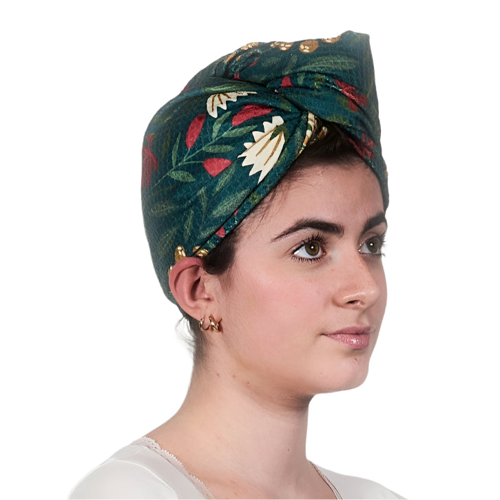 Hair Towel Wrap Double Sided - RJW Utopian Garden