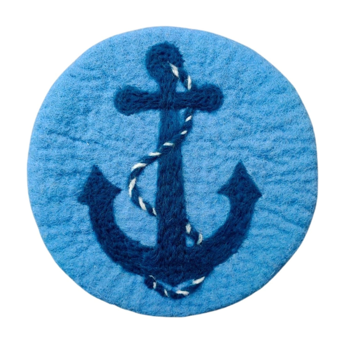 Wool Trivet - Anchor