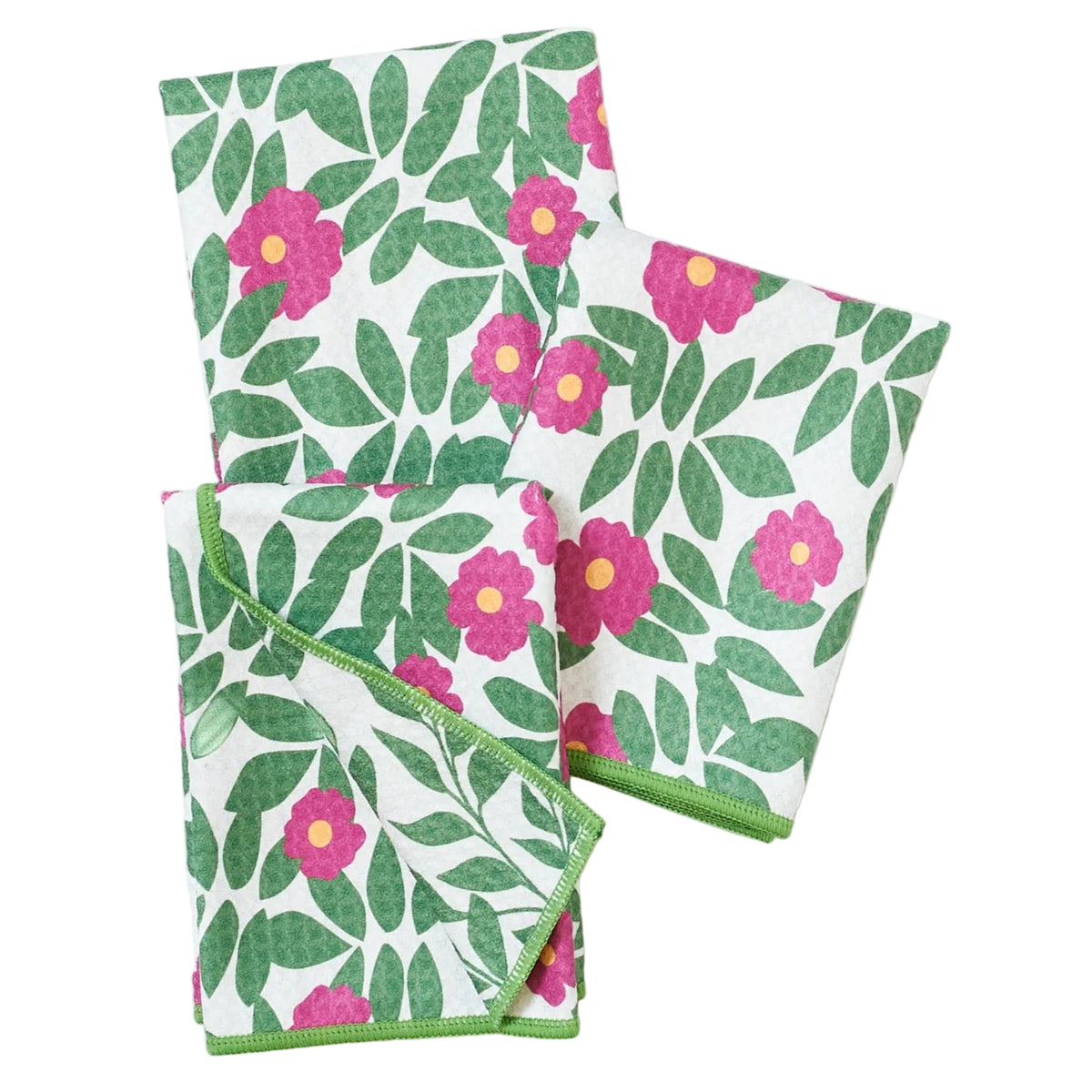 Mighty Mini Towel (Set of 3) Reversible - Kate Nelligan Beach Roses
