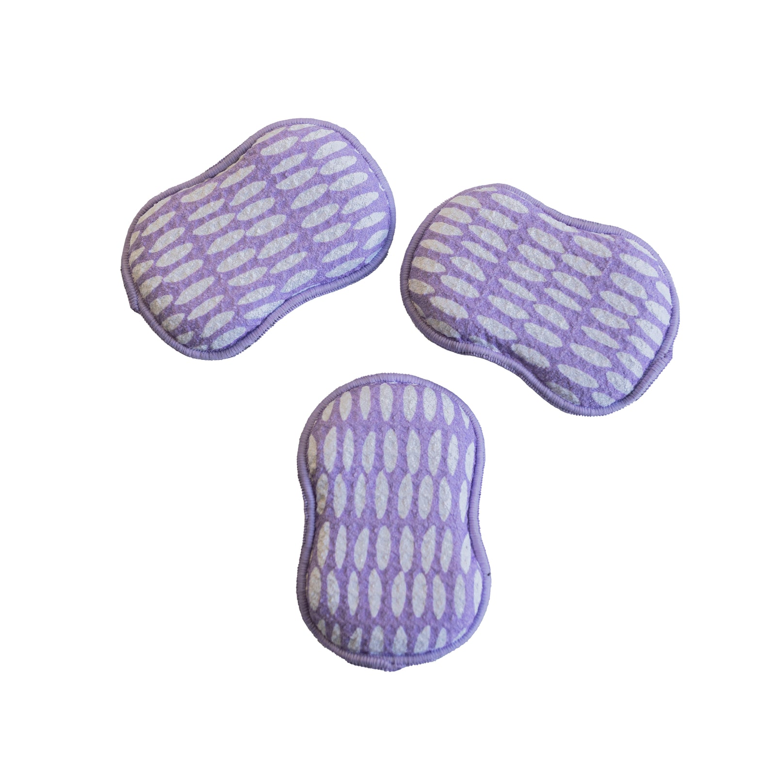 RE:usable Sponges (Set of 3) - Beans in Lilac Sponges & Scouring Pads Once Again Home Co.