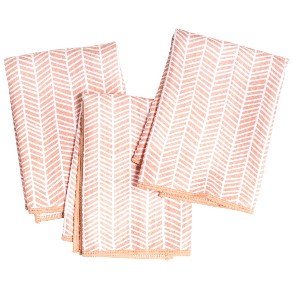 Mighty Mini Towel (Set of 3) - Branches kitchen towels Once Again Home Co. Pink  