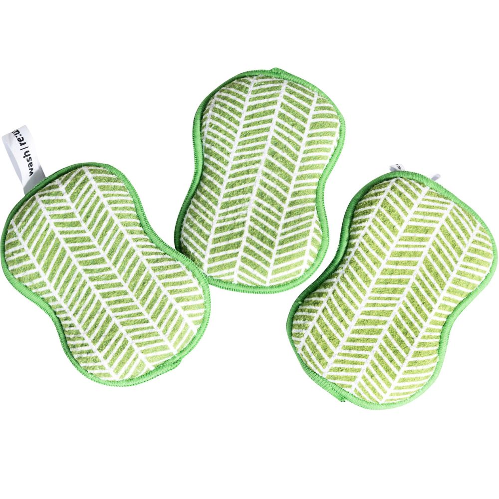 RE:usable Sponges (Set of 3) - Branches Sponges & Scouring Pads Once Again Home Co. Greenery