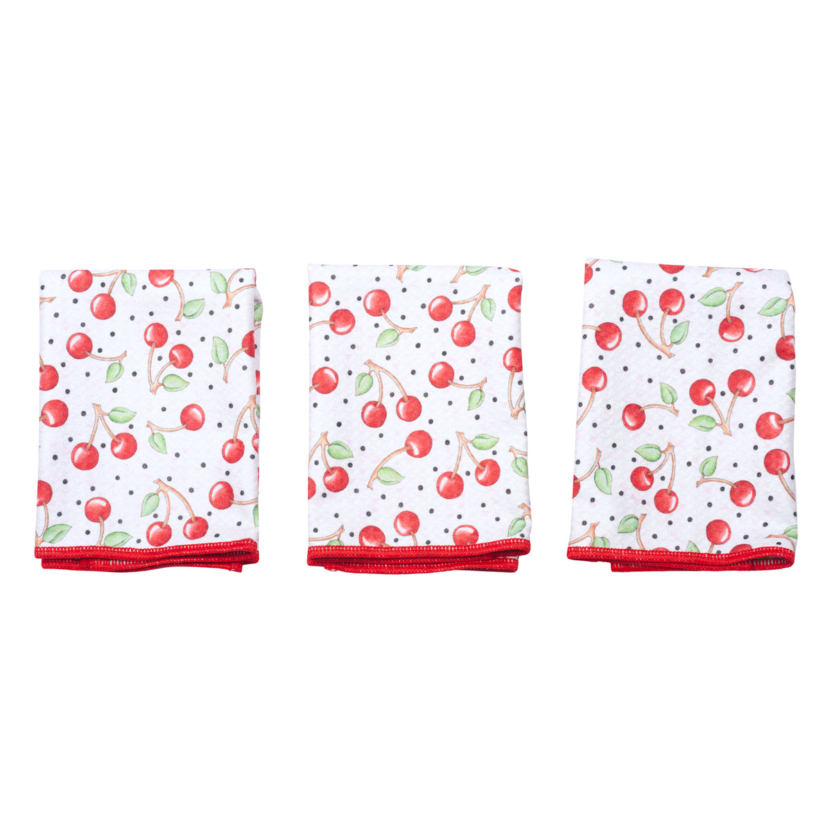Mighty Mini Towel (Set of 3) Reversible - ME Cherry Harvest