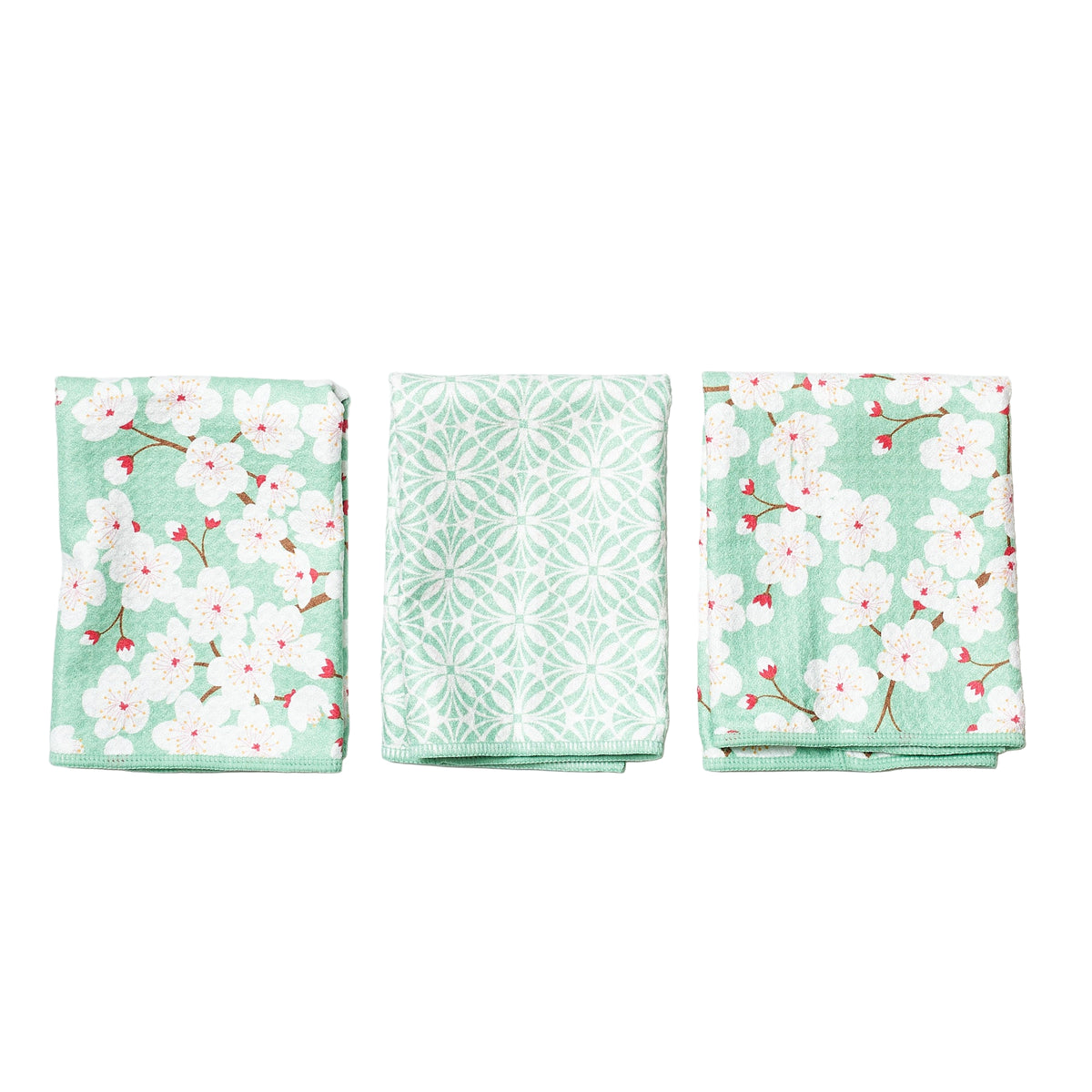 Mighty Mini Towel (Set of 3) Reversible - Signature Collection Cherry Blossom