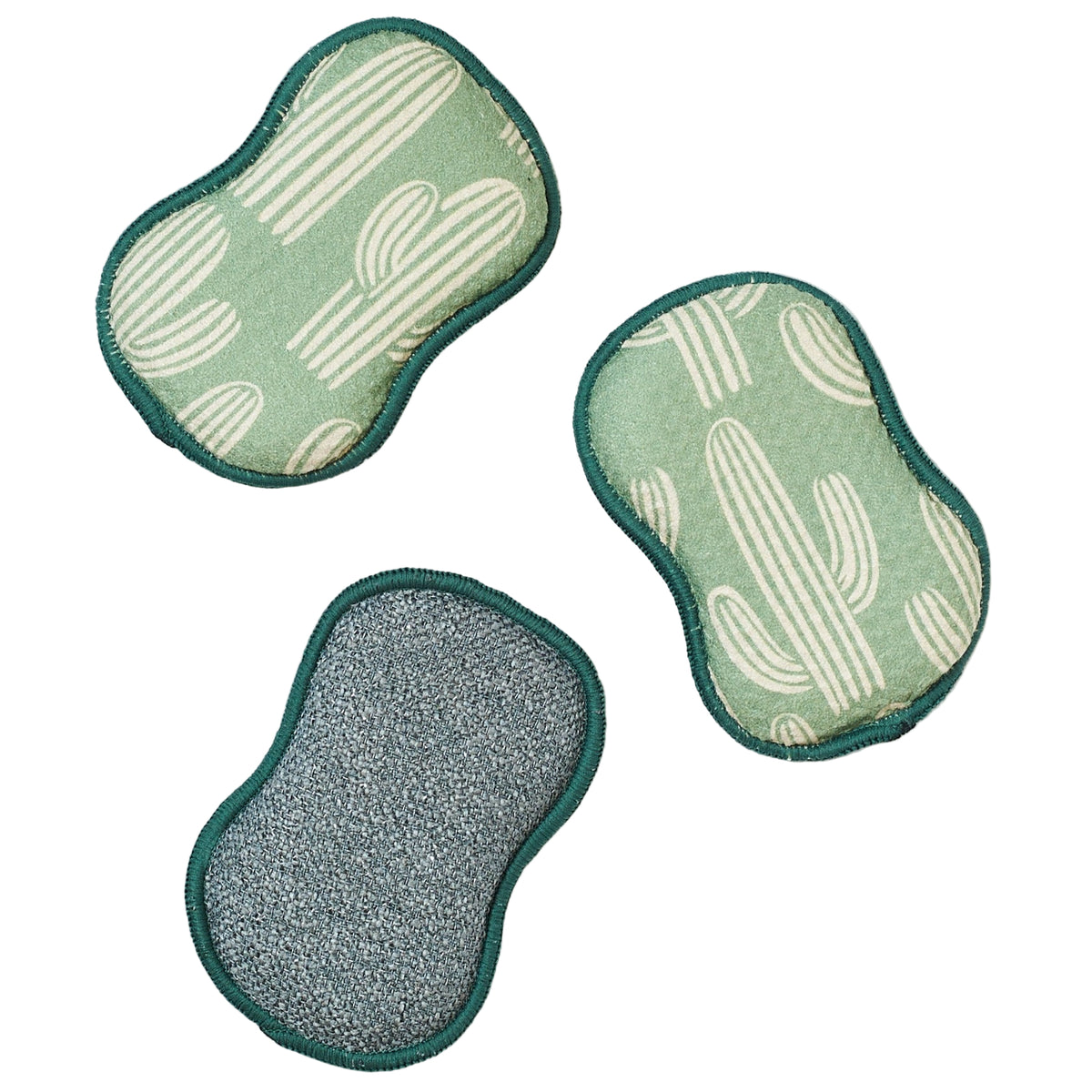 RE:usable Sponges (Set of 3) - Signature Collection Cacti