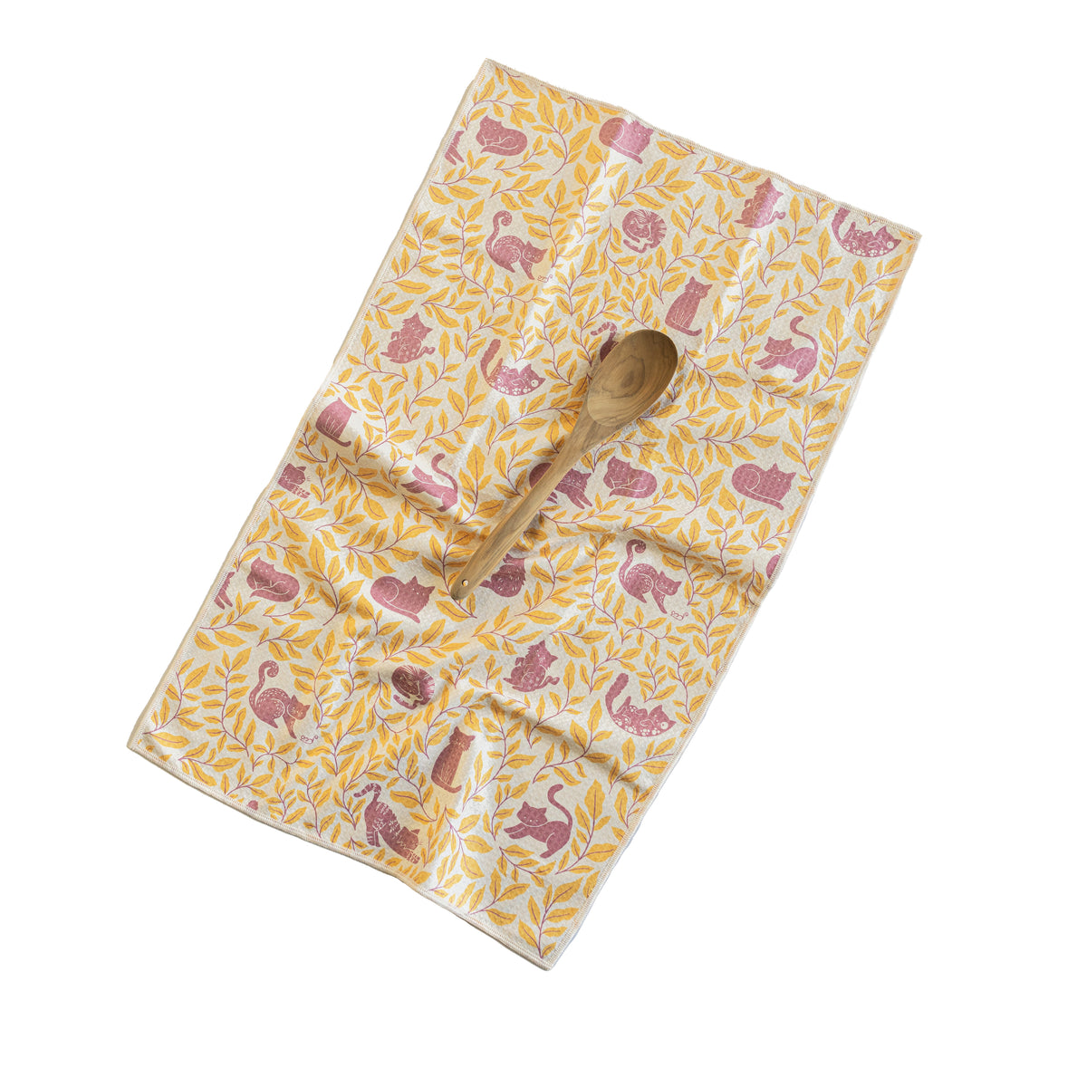 Anywhere Towel Reversible - Nuthatch Cat Club Kitchen Towels Once Again Home Co.