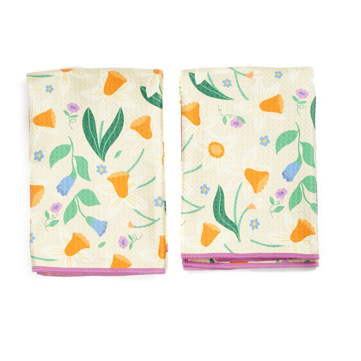 Double Duty Towel (set of 2) Reversible - MT Daffodil