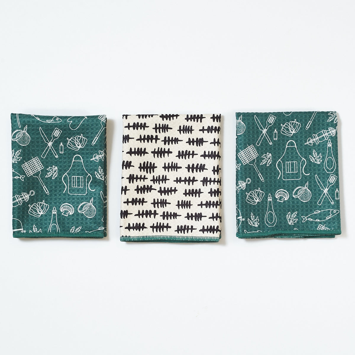 Mighty Mini Towel (Set of 3) Reversible - Signature Collection Dad’s Grill