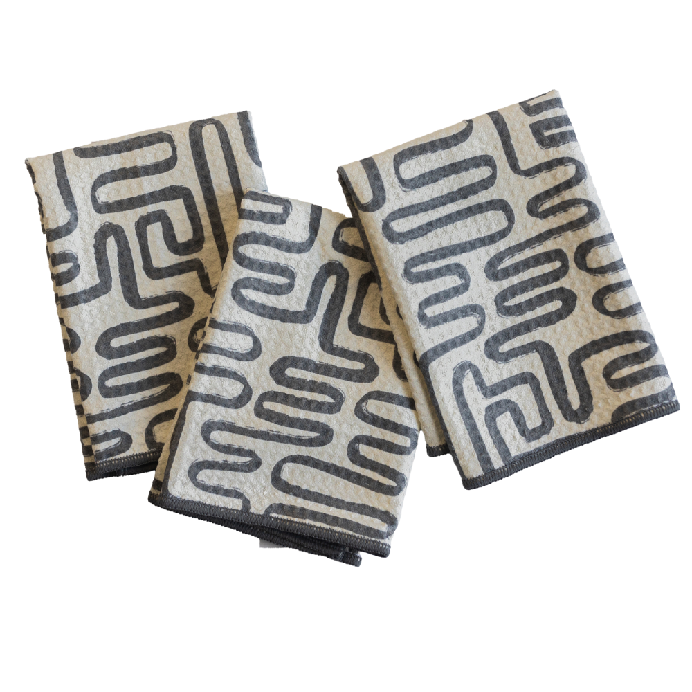 Mighty Mini Towel (Set of 3) - Doodle Kitchen Towels Once Again Home Co. Shade