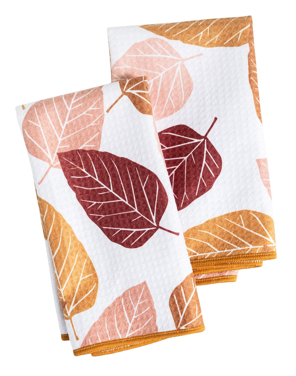 Biggie Towel (set of 2) Fall Leaves Table Linens Once Again Home Co. Gold  