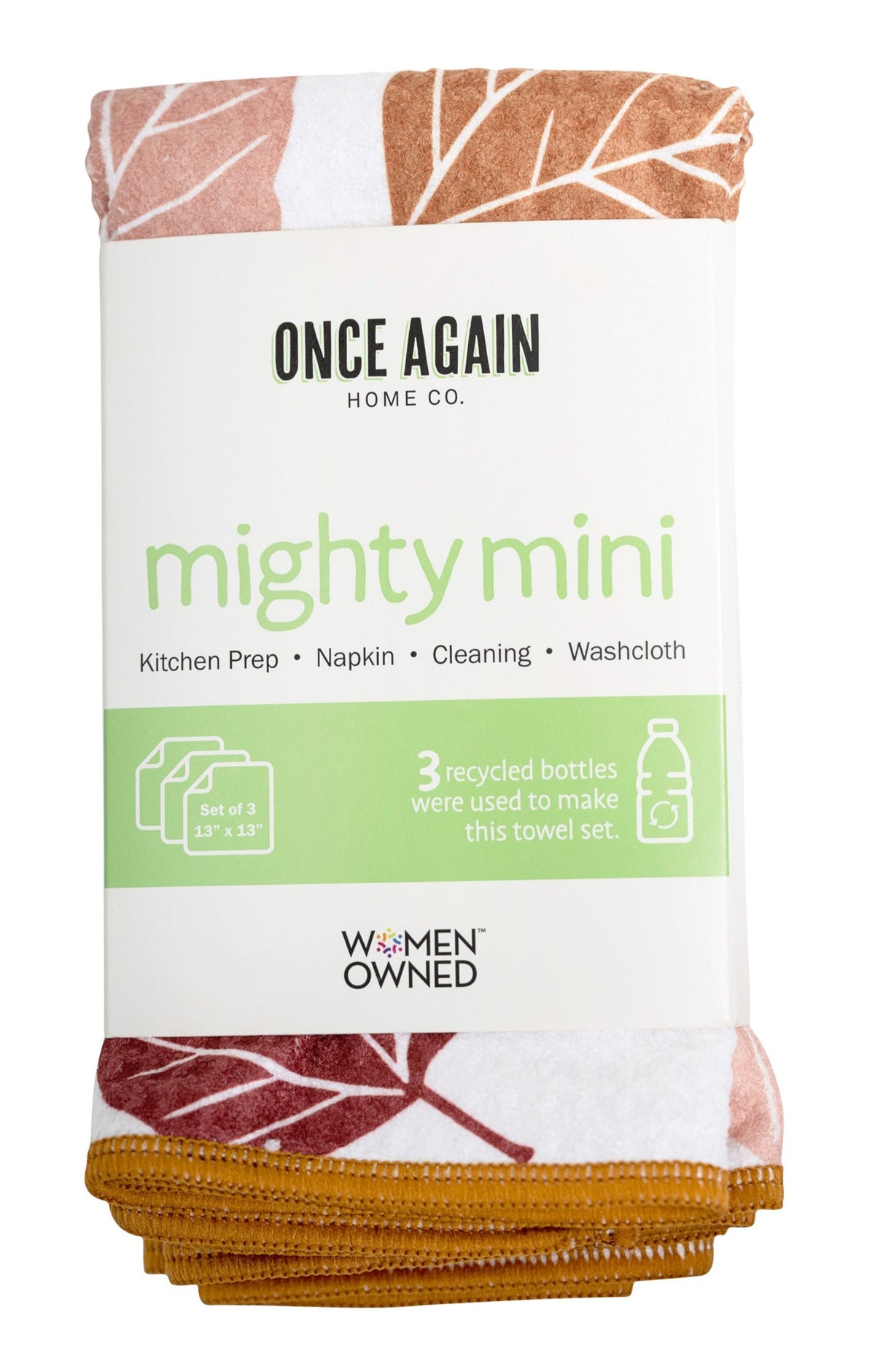 Mighty Mini Towel (Set of 3) - Fall Leaves kitchen towels Once Again Home Co.   