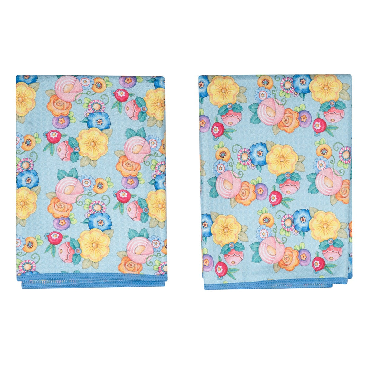 Double Duty Towel (set of 2) Reversible - ME Wildflower Garland