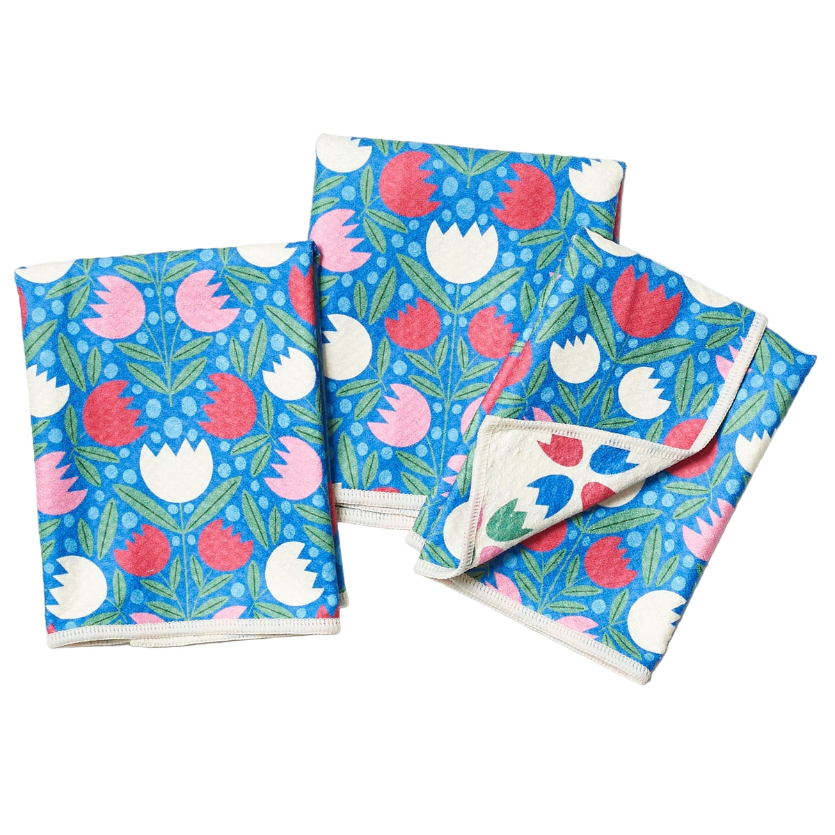 Mighty Mini Towel (Set of 3) Reversible - RJW Spring Growth