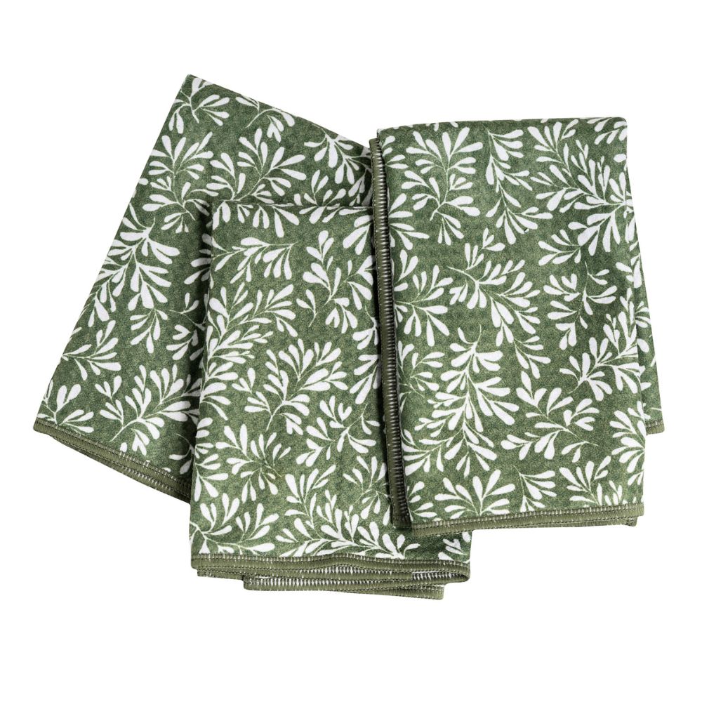 Mighty Mini Towel (Set of 3) - Herbage kitchen towels Once Again Home Co. Garden Green  