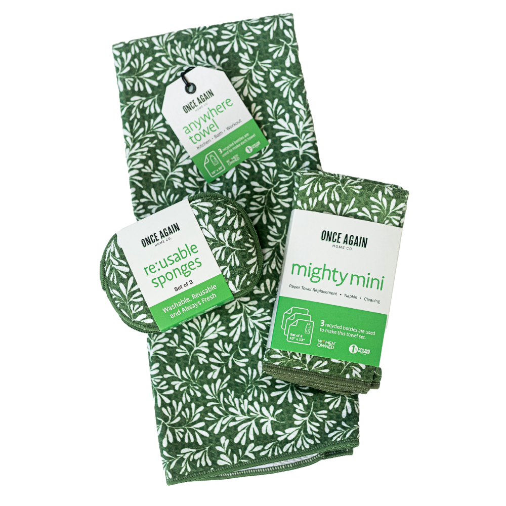 Ready, Set, Go Bundle - Herbage in Garden Green Sponges & Scouring Pads Once Again Home Co. Garden Green  