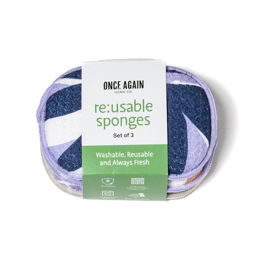 RE:usable Sponges (Set of 3) - Japonica Sponges &amp; Scouring Pads Once Again Home Co.   