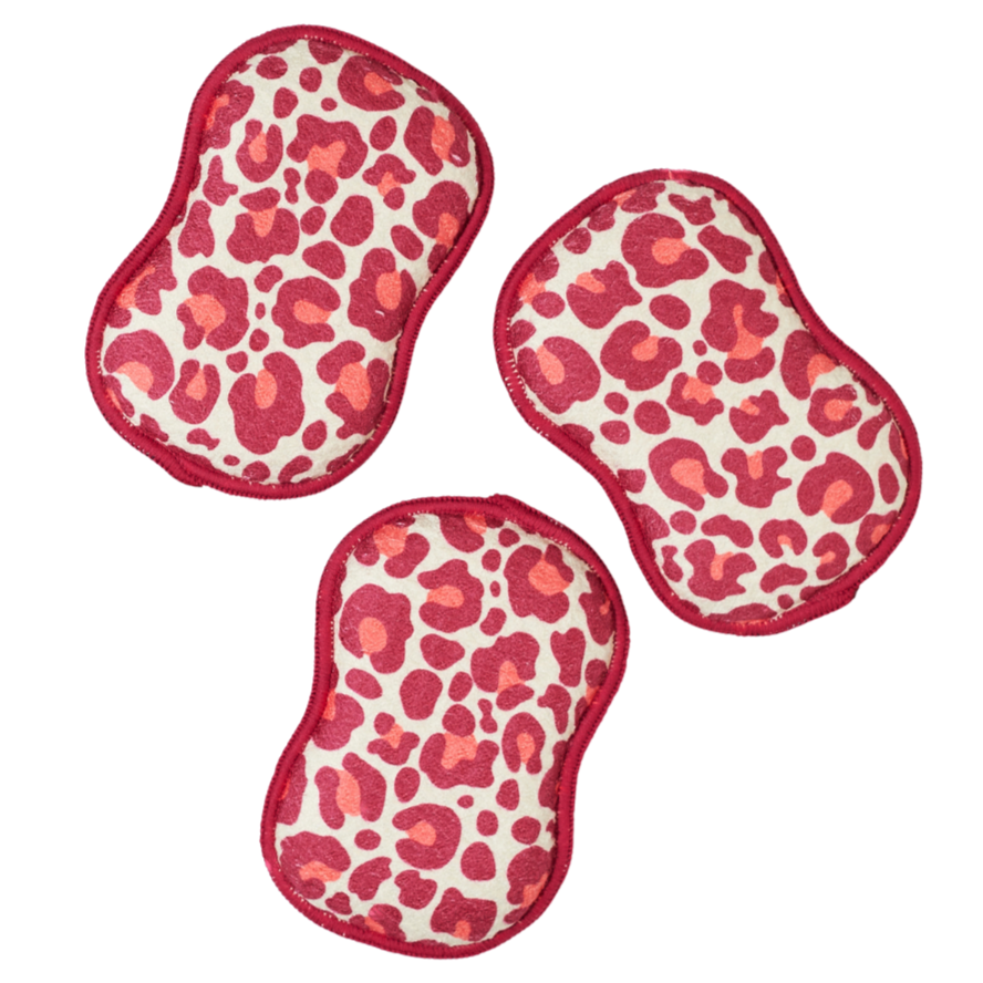 RE:usable Sponges (Set of 3) - Leopard