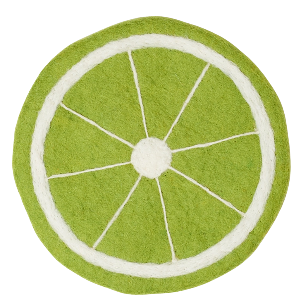 Wool Trivet - Lime