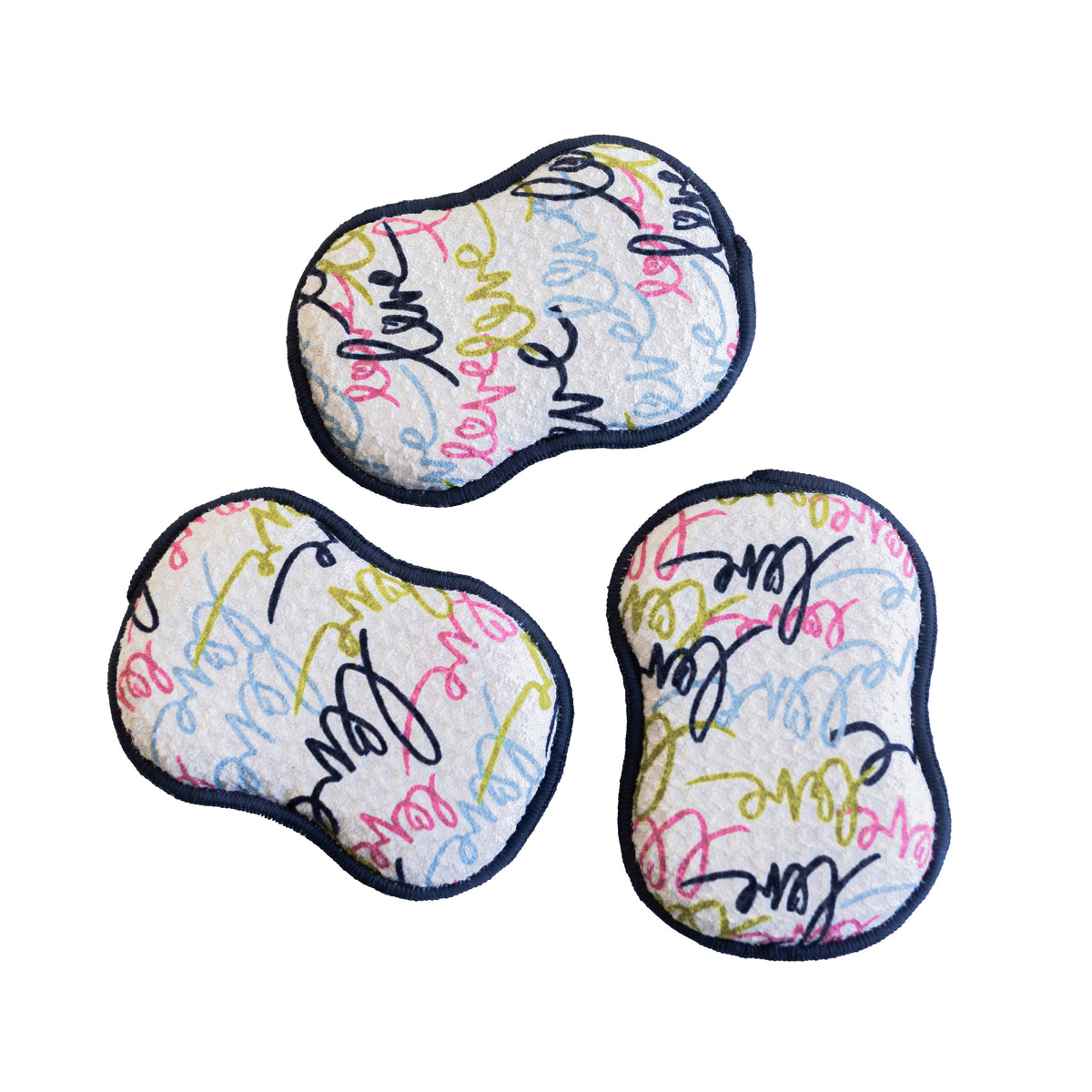 RE:usable Sponges (Set of 3) - HGC Love Sponges & Scouring Pads Once Again Home Co. Multicolor
