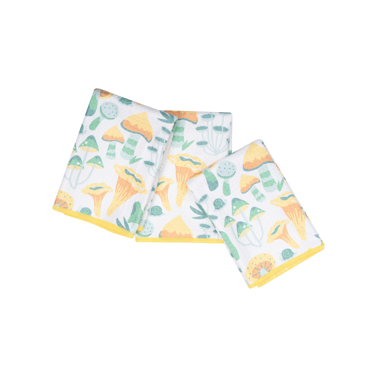 Mighty Mini Towel (Set of 3) Reversible - HJ Misty Mushrooms