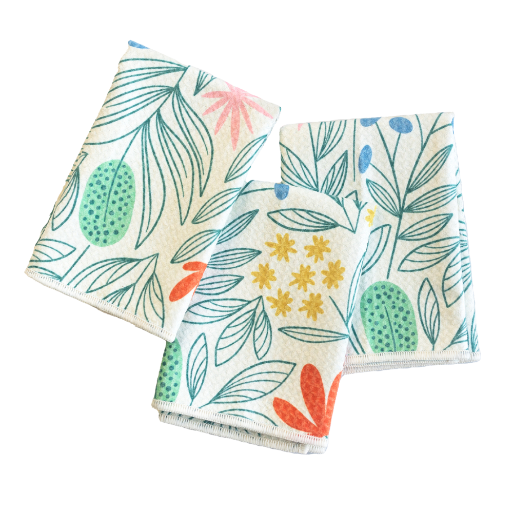 Mighty Mini Towel (Set of 3) Reversible - RJW New Bloom