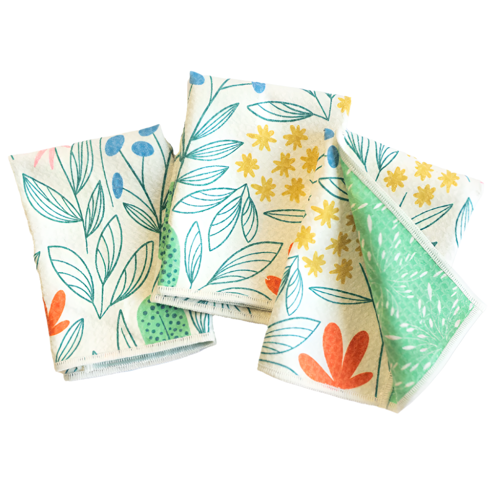 Mighty Mini Towel (Set of 3) Reversible - RJW New Bloom