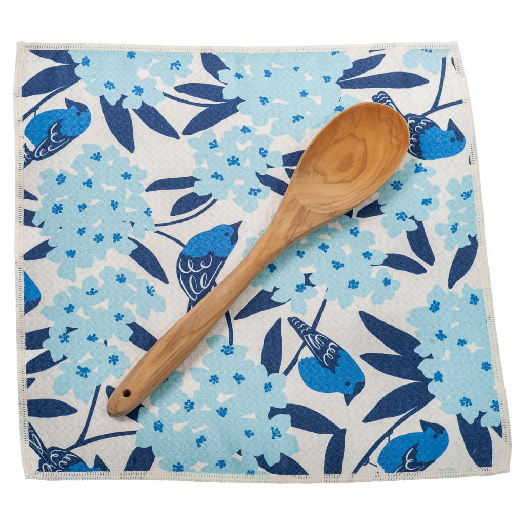 Mighty Mini Towel (Set of 3) Reversible - Nuthatch Birdsong