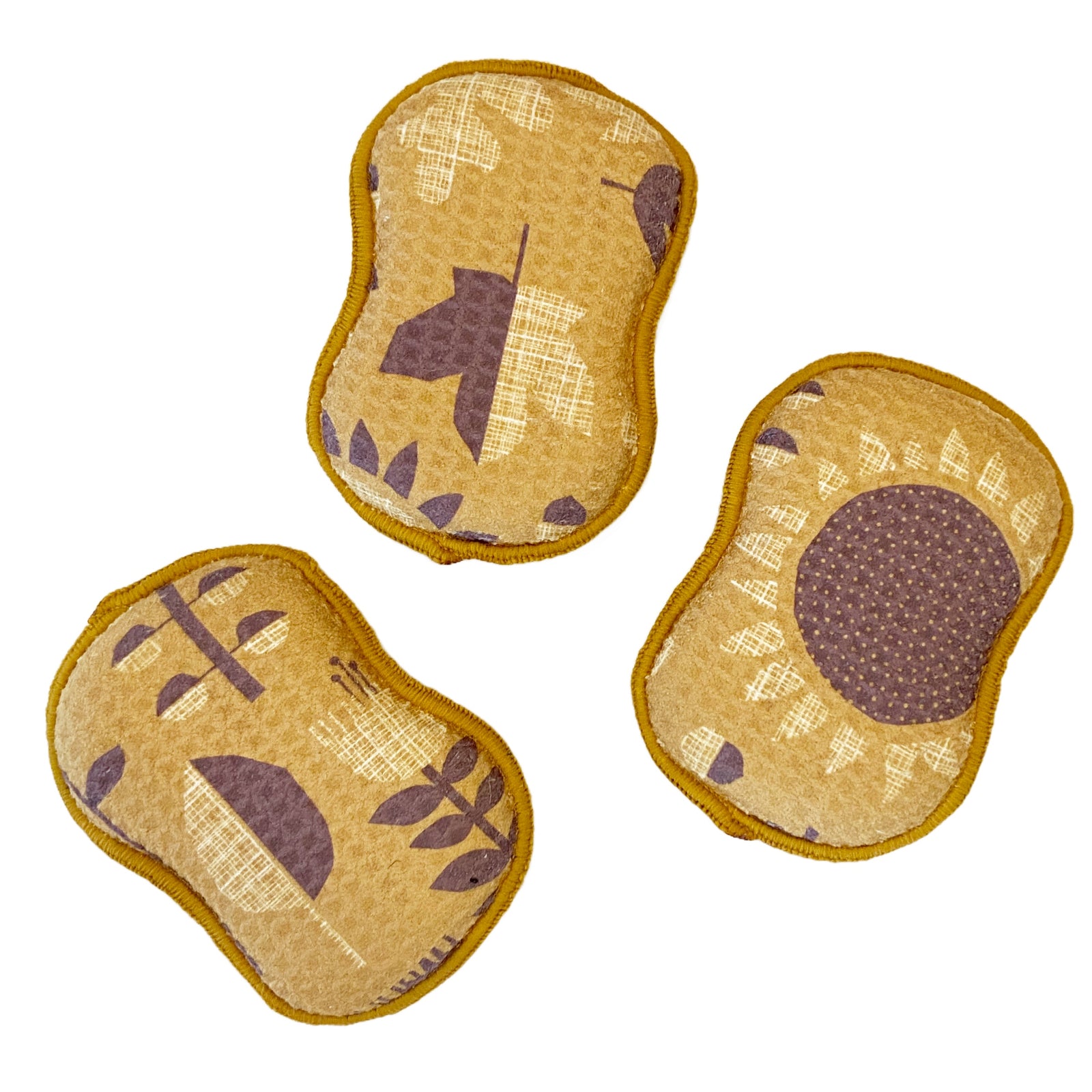 Assorted RE:usable Sponges (Set of 3) - HJ Fall Sponges & Scouring Pads Once Again Home Co.