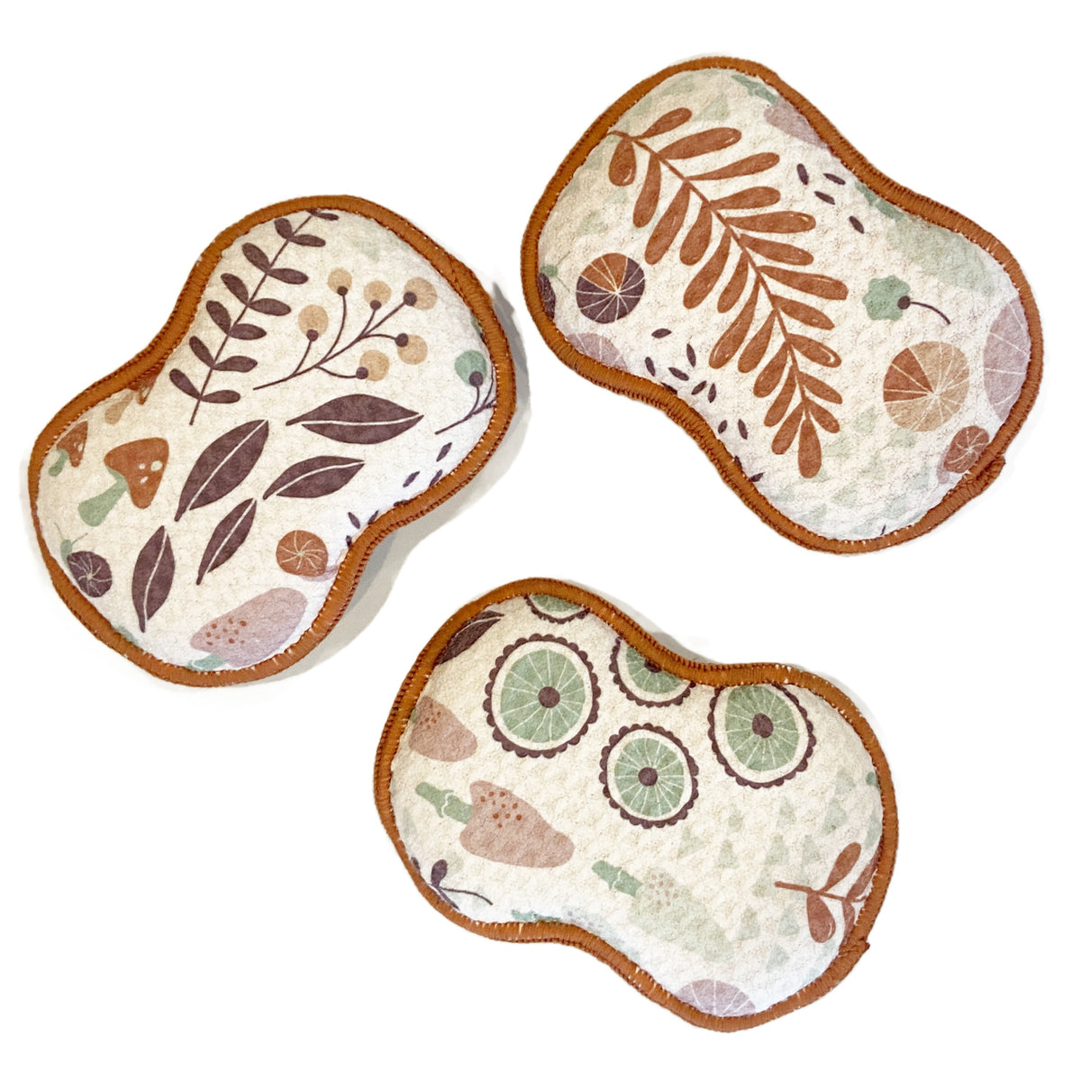 Assorted RE:usable Sponges (Set of 3) - HJ Fall Sponges & Scouring Pads Once Again Home Co.