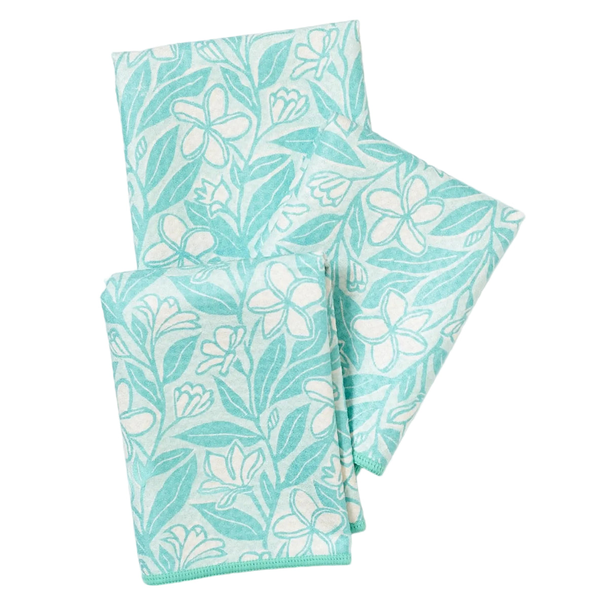 Mighty Mini Towel (Set of 3) Reversible - Marie Le Moal Plumeria