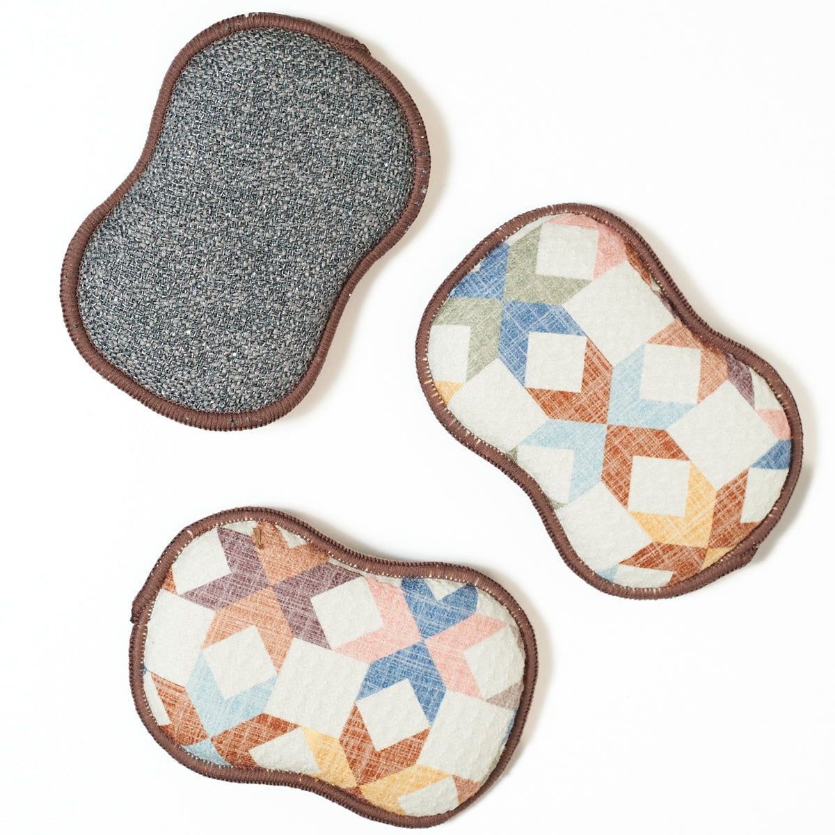 RE:usable Sponges (Set of 3) - Star Quilt