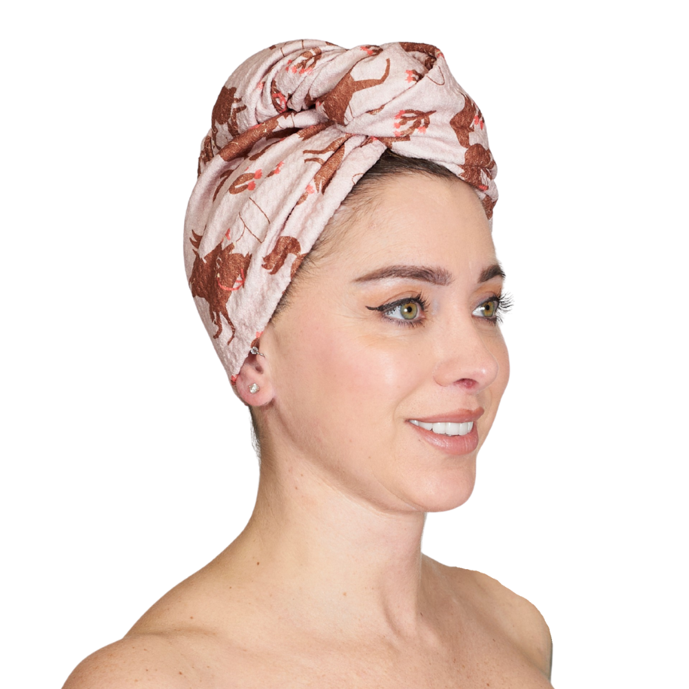 Hair Towel Wrap Double Sided - Signature Collection Rodeo