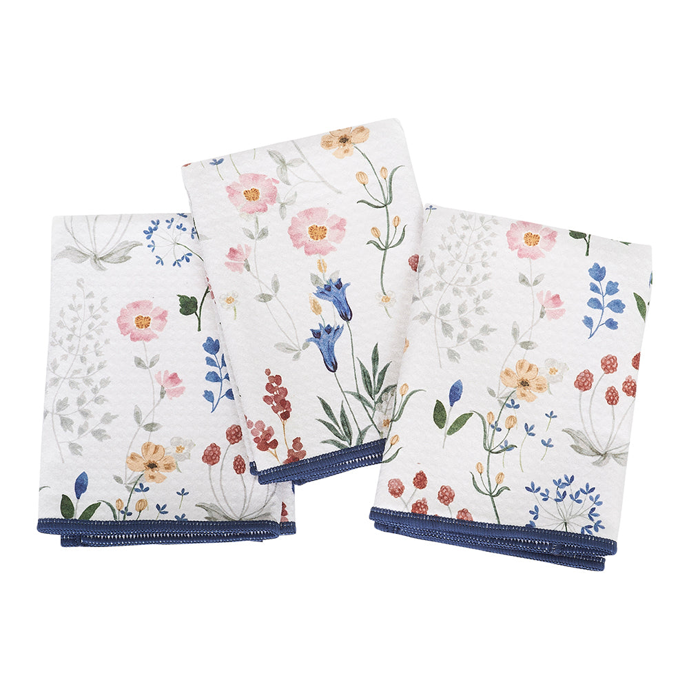 Mighty Mini Towel (Set of 3) - Serenity Floral Kitchen Towels Once Again Home Co. Multicolor