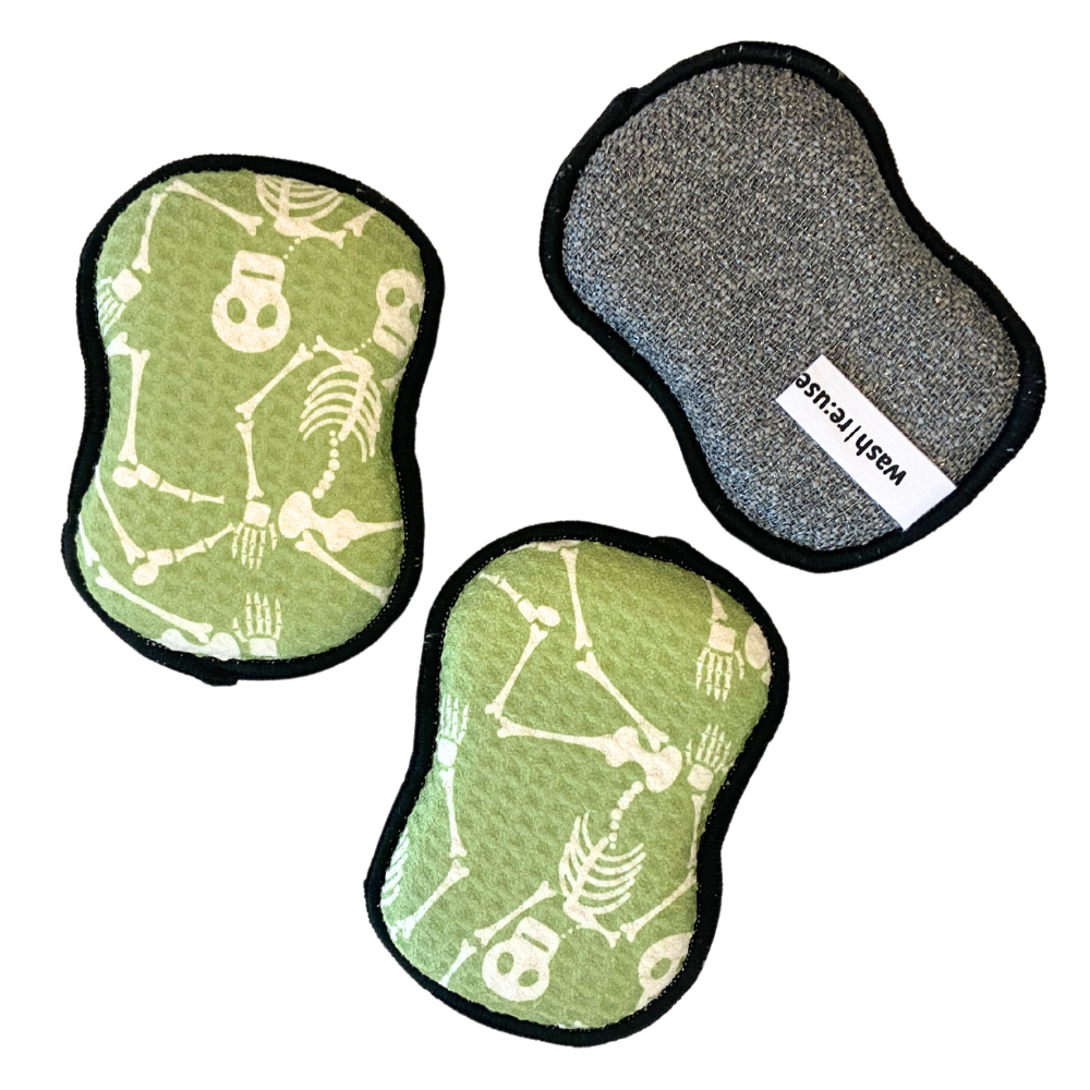 RE:usable Sponges (Set of 3) - Skeleton Sponges & Scouring Pads Once Again Home Co.